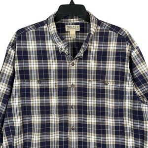 Duluth Shirt Mens 2XLT Plaid Button-Up Workwear Outodoor Camping Farm Chore